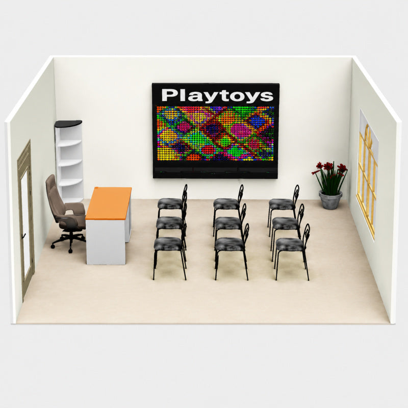 3d visualisation sample from front