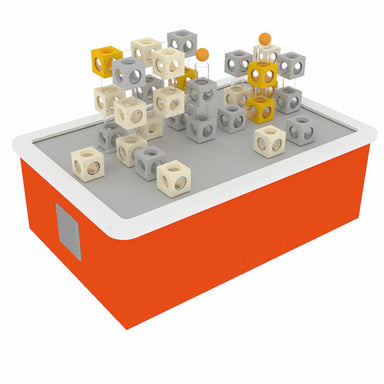 litezilla aerocube table in red sideview