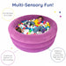 inflatable ball pit with product descriptions 