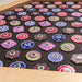 hexagon sensory wall panel close up view 