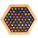 gyro rings sensory wall panel front view