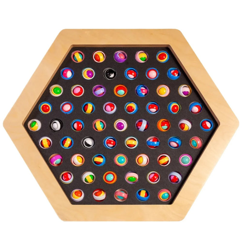 gyro rings sensory wall panel front view