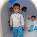 kids in sensasoft padded playhouse