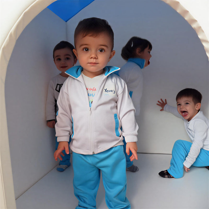 kids in sensasoft padded playhouse