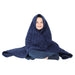 kid using minky weighted blanket