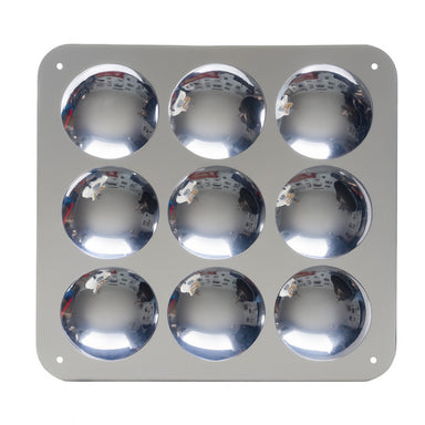 litezilla reflective mirror bubble panels in silver colour