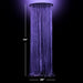 purple sensory fiber optic curtain 