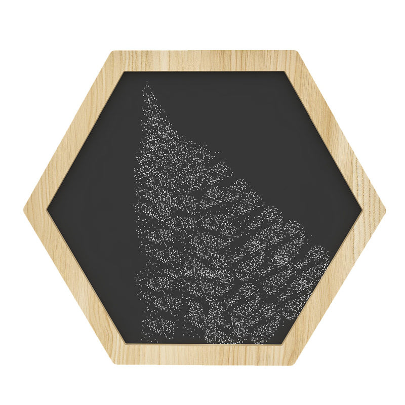 constellation themed sensory hexagon wall panel front view