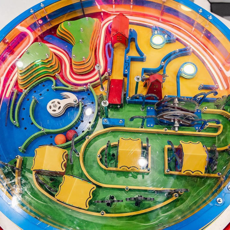 interective maze tabletop closeup view