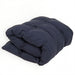 weighted comforter navy colour folded view